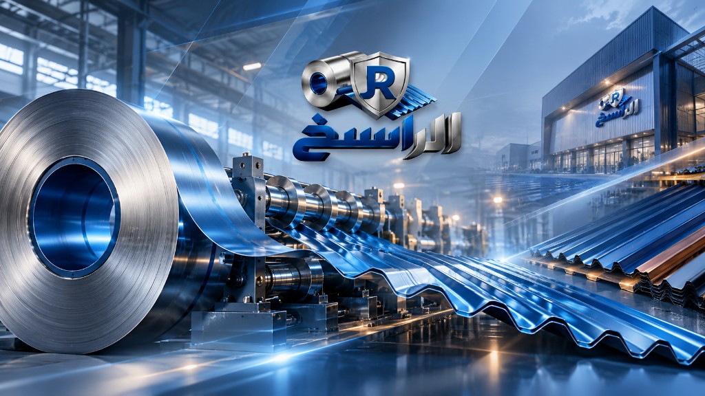 AL-RASIKH metal roofing production — coil and corrugated sheet forming